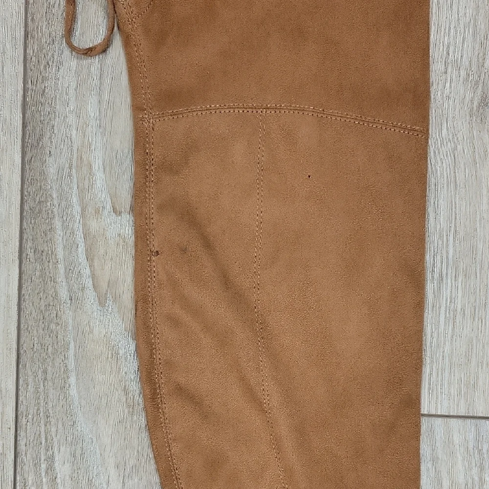 Marc Fisher Brown Over-the-Knee Boots with Block Heel